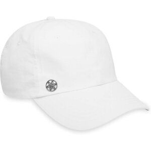Women's White Classic Fitness Running Ponytail Quick-dry Sweatband Hats